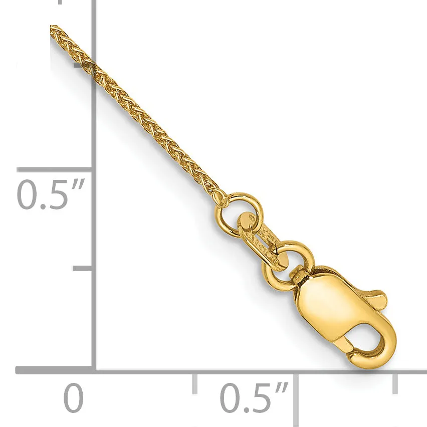 14k .85mm Spiga with Lobster Clasp Chain