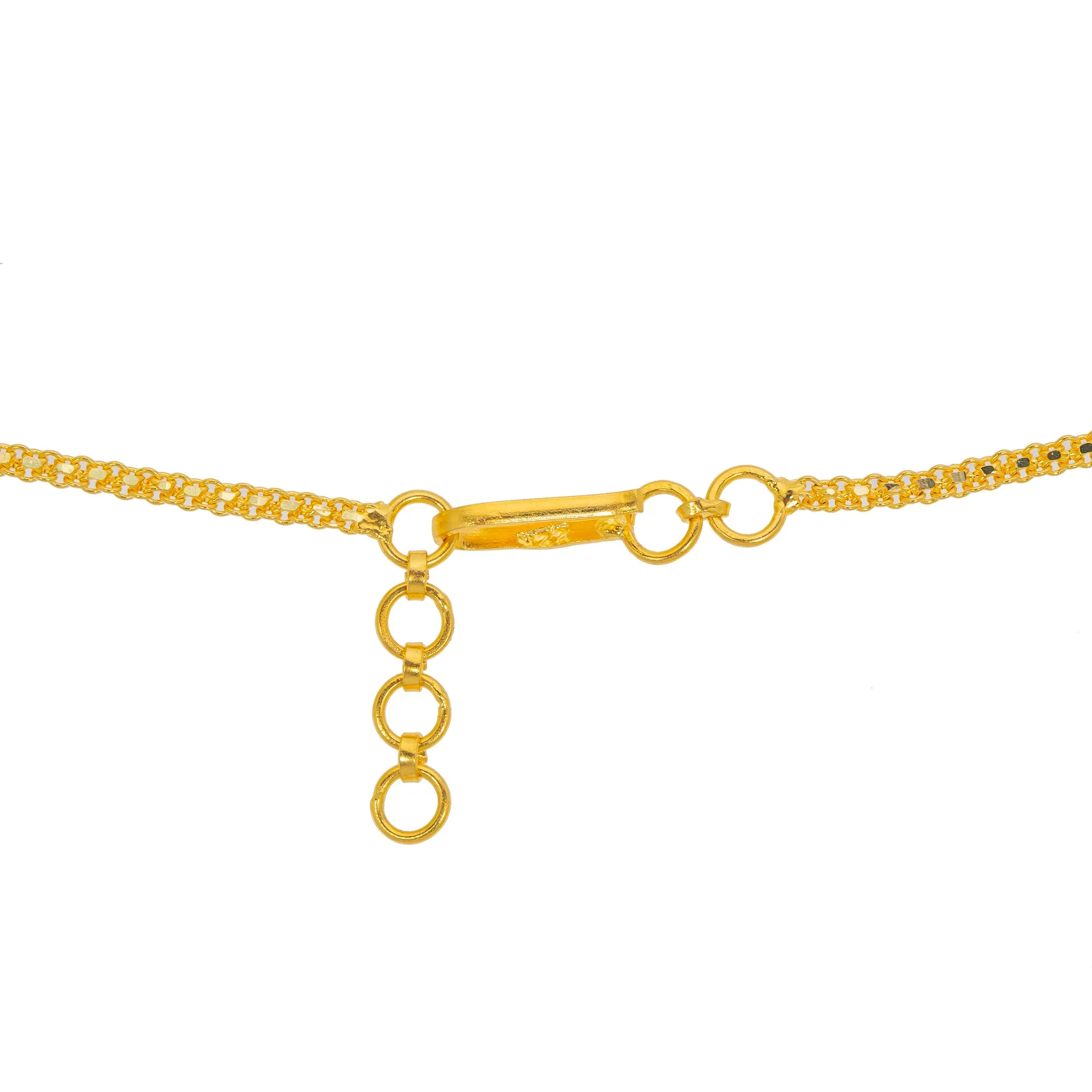 22K Yellow Gold & Multi-Stone Layered Necklace (150.7gm)