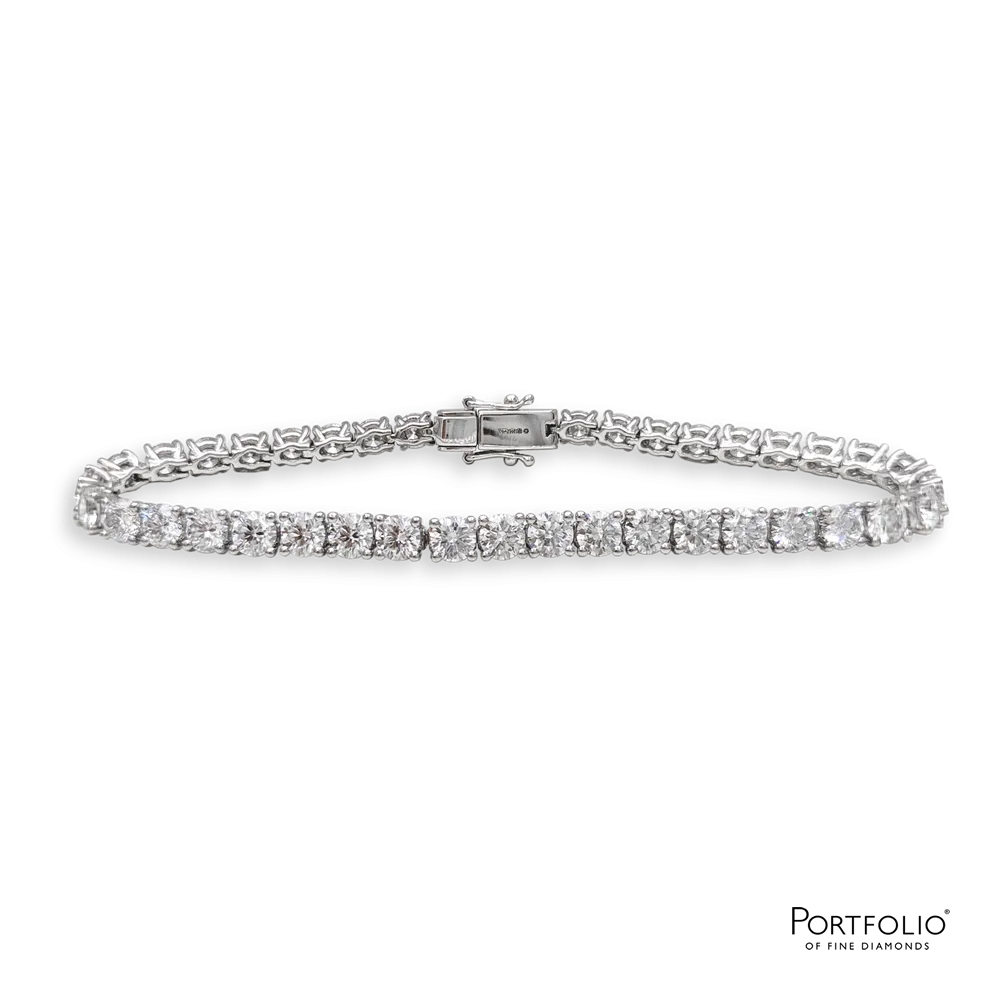 6.20ct Diamond Platinum Bracelet