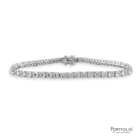 6.20ct Diamond Platinum Bracelet