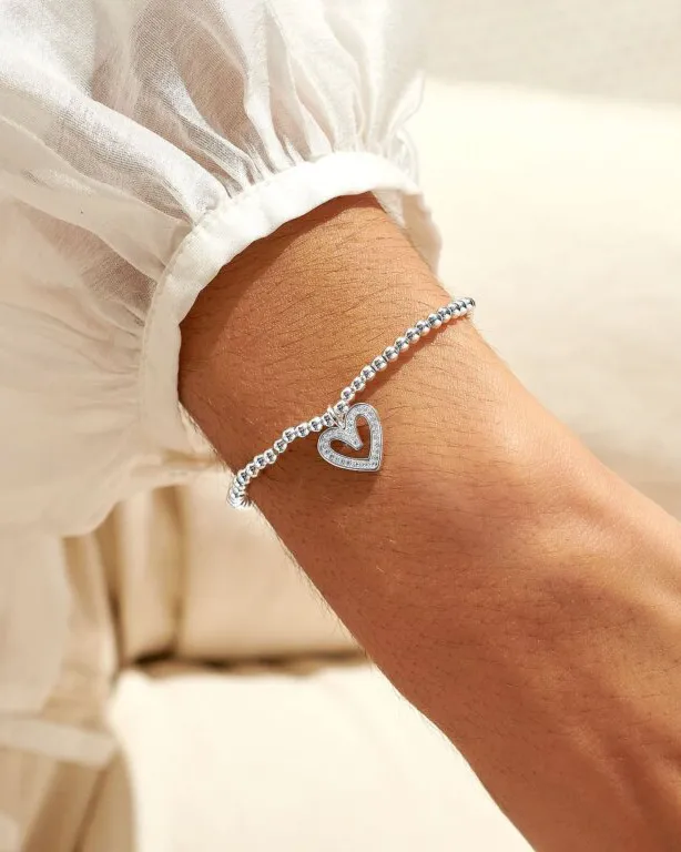 A Little Happy Mother's Day Bracelet in Silver