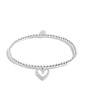 A Little Happy Mother's Day Bracelet in Silver