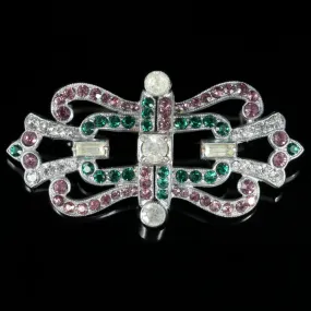 Antique Victorian Suffragette Paste Brooch Circa 1900