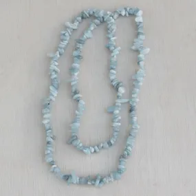 Aqua Infatuation Aquamarine Beaded Necklace