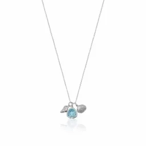 Aqua Mini Drop Crystal Shell | Ocean Inspired Jewelry