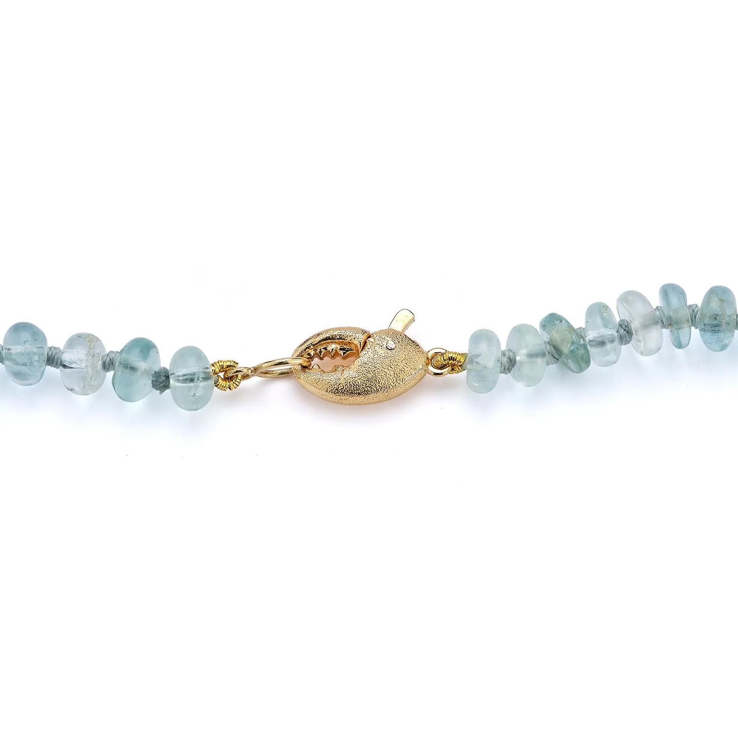 Aquamarine Beaded Necklace