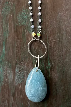 Aquamarine Pendant Necklace