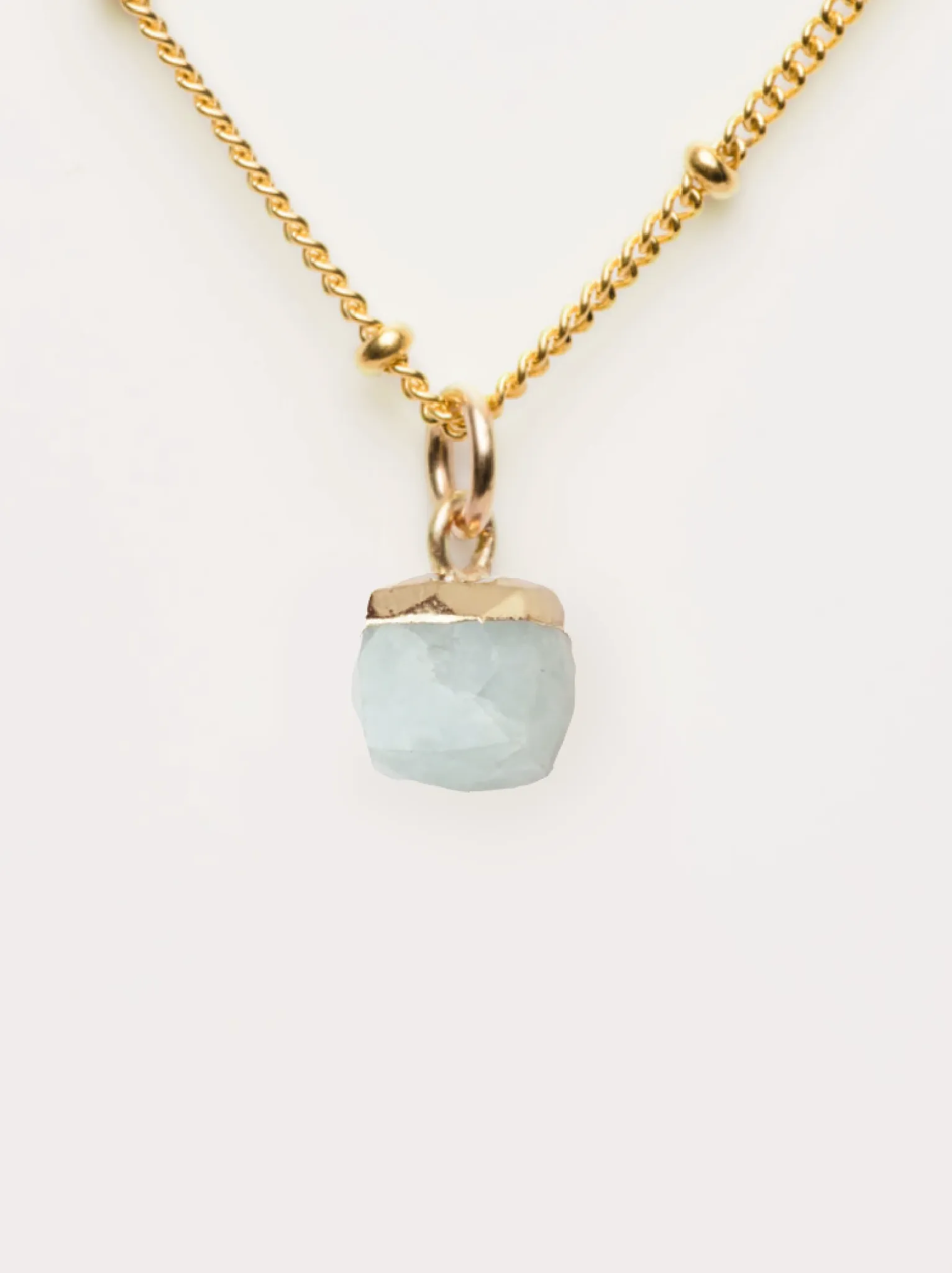 Aquamarine Pendant Necklace