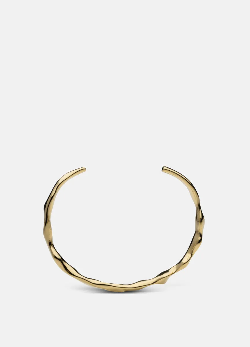 Bangle | Chunky Petit Cuff | Gold Plated