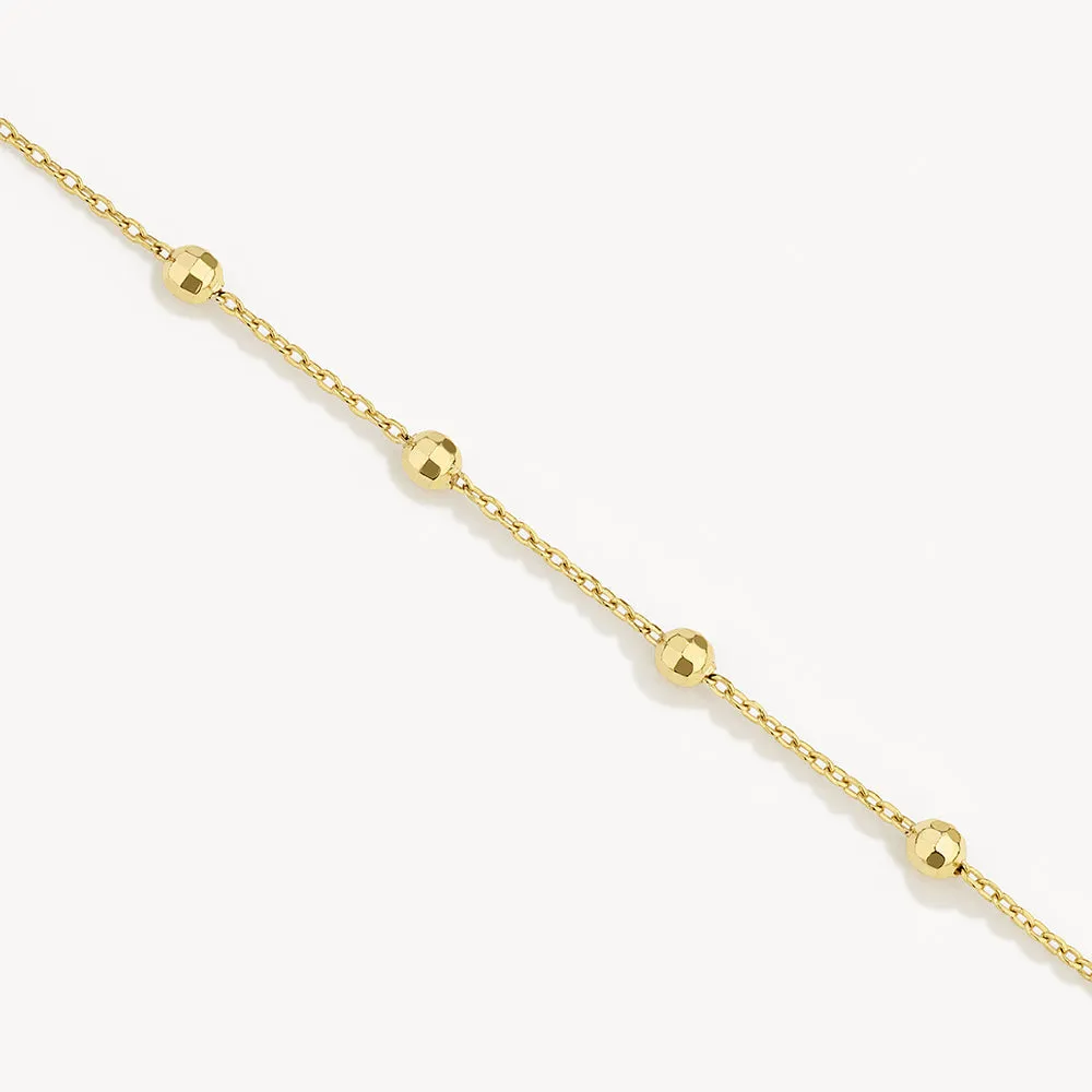 Bauble Chain Bracelet in Gold