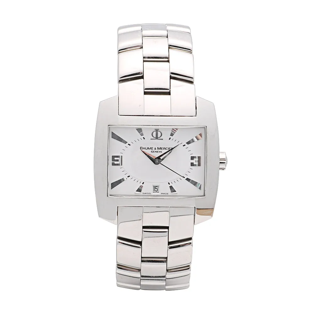 Baume & Mercier Hampton Spirit Stainless Steel White Dial 31mm Quartz (Preowned)