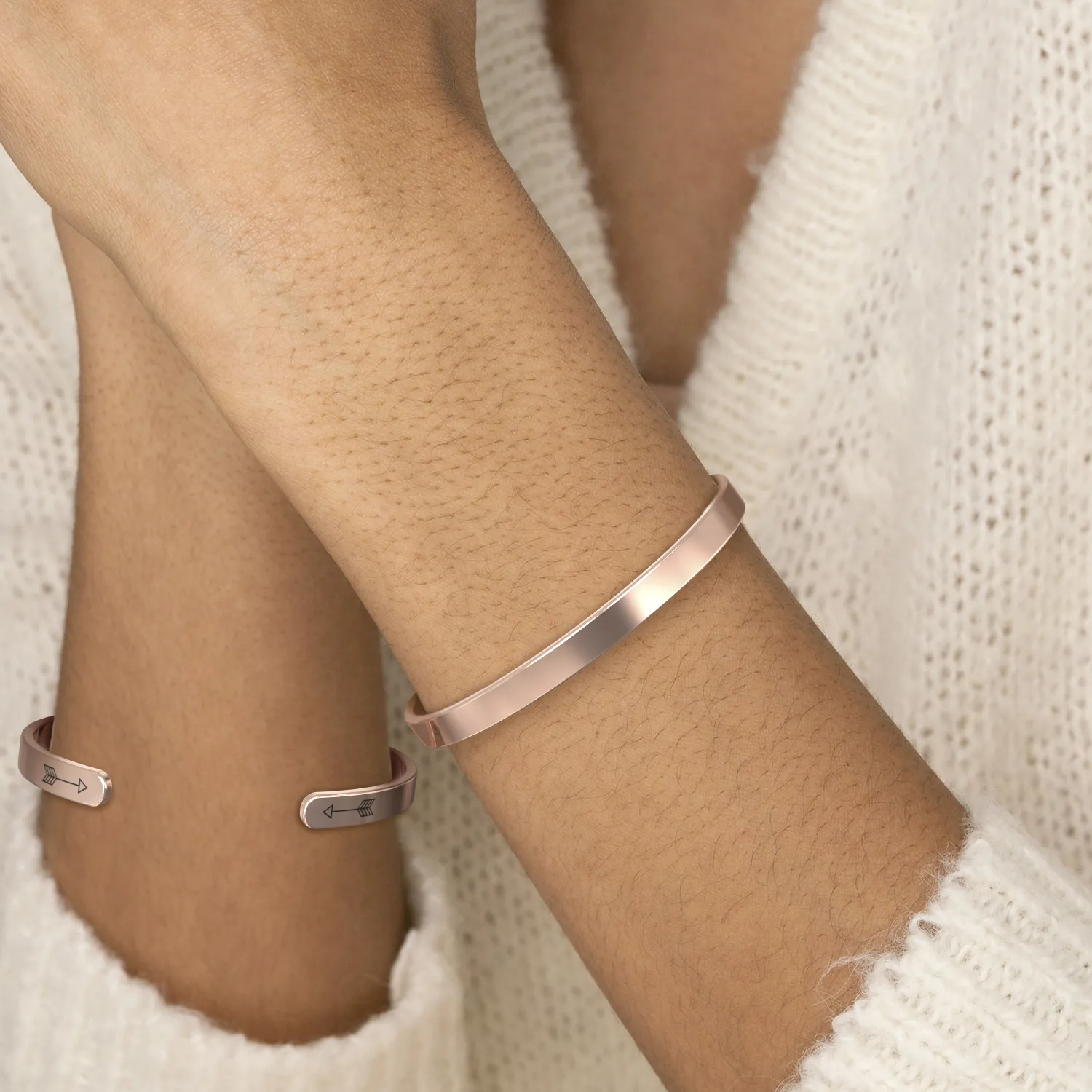 Be Brave. Be Strong. Be Badass. Personalizable Cuff Bracelet