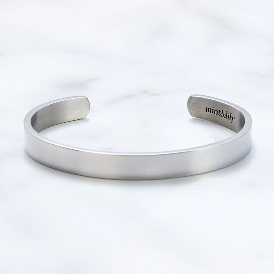 Be Brave. Be Strong. Be Badass. Personalizable Cuff Bracelet