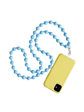 Bella Cross Body Phone Chain - Sky Blue