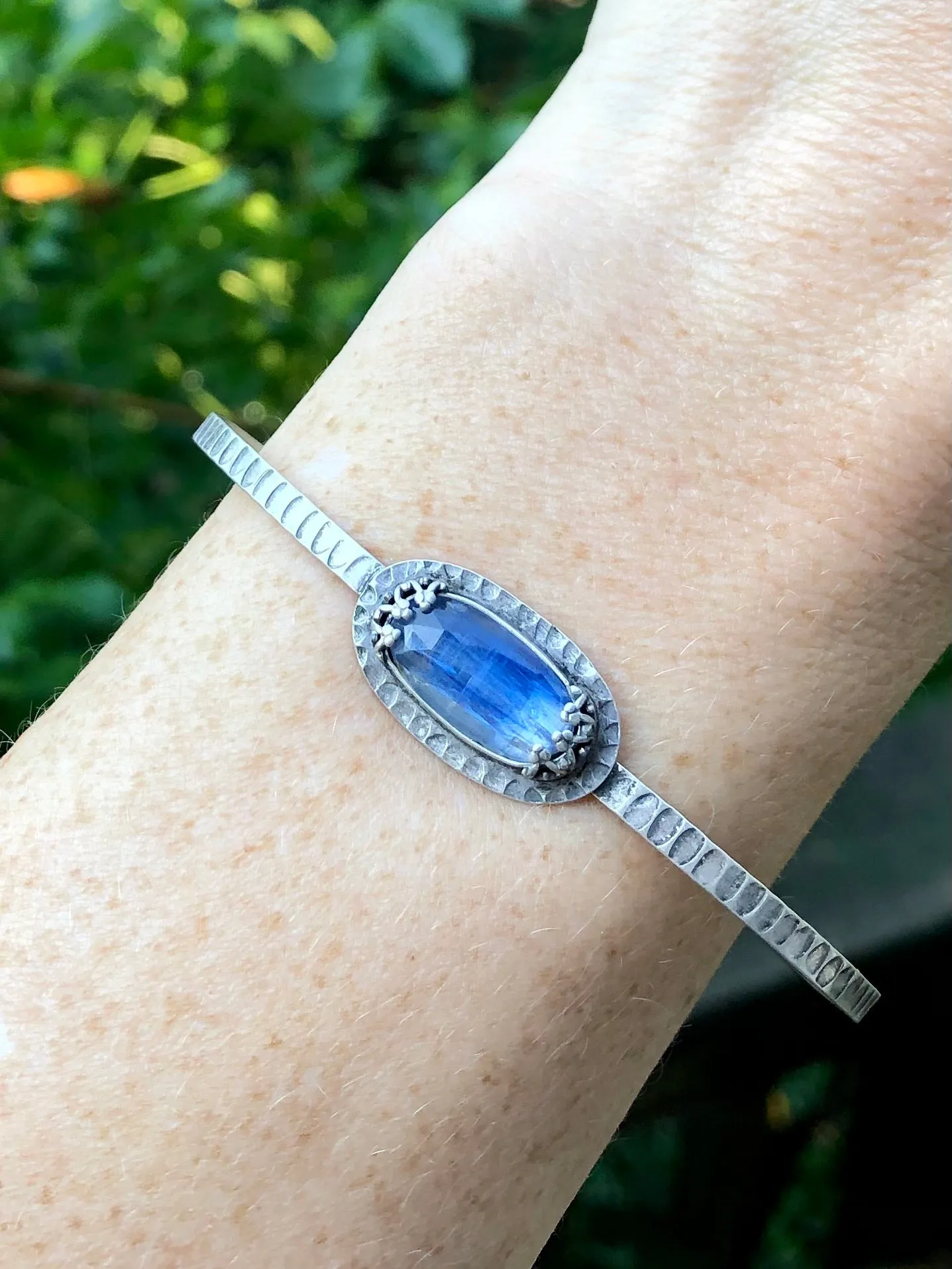 Blue Kyanite Cuff Bracelet