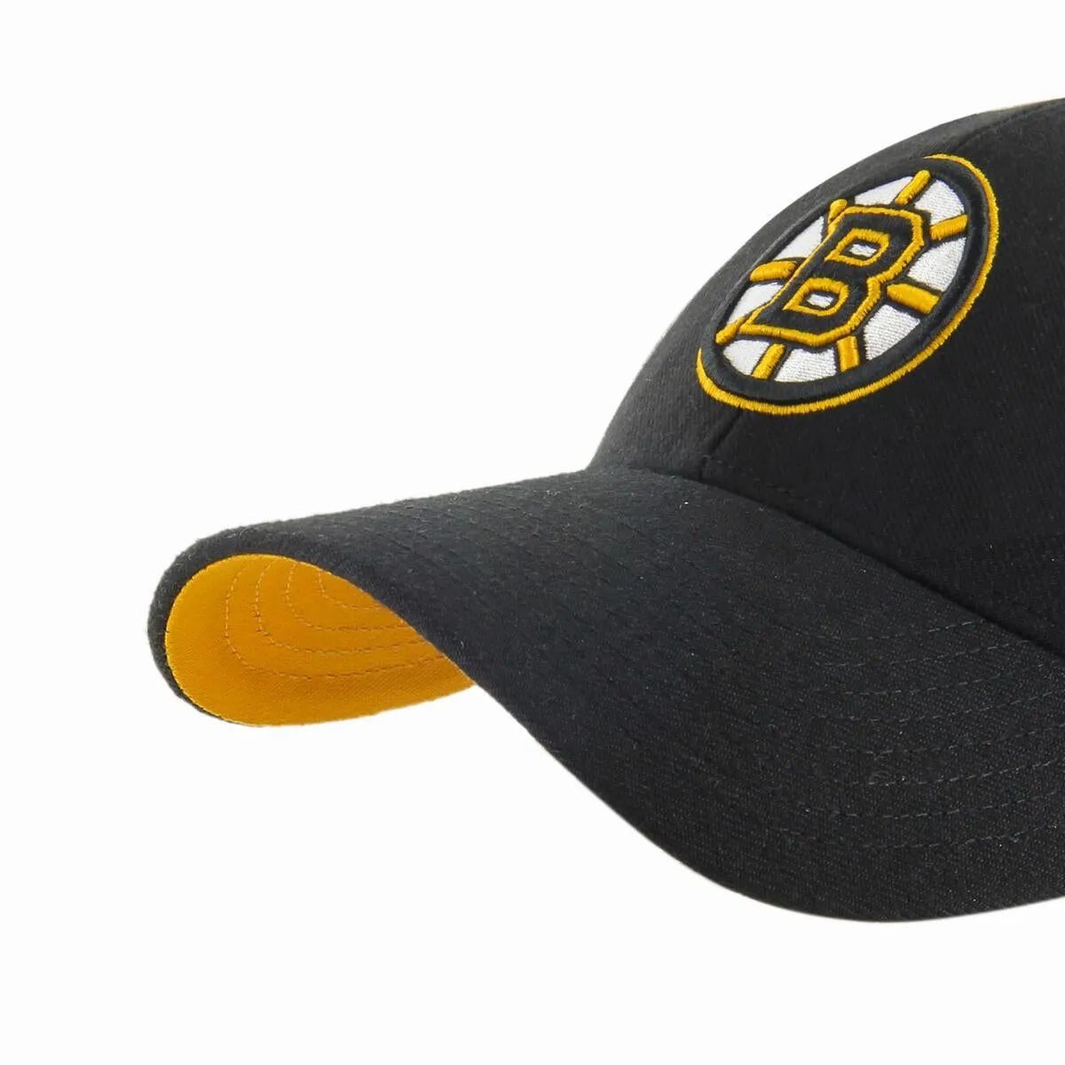 Boston Bruins 47 Brand MVP Black Ballpark NHL Team Snapback Cap