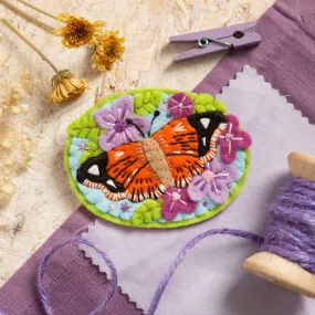 Butterfly Felt Craft Brooch Kit