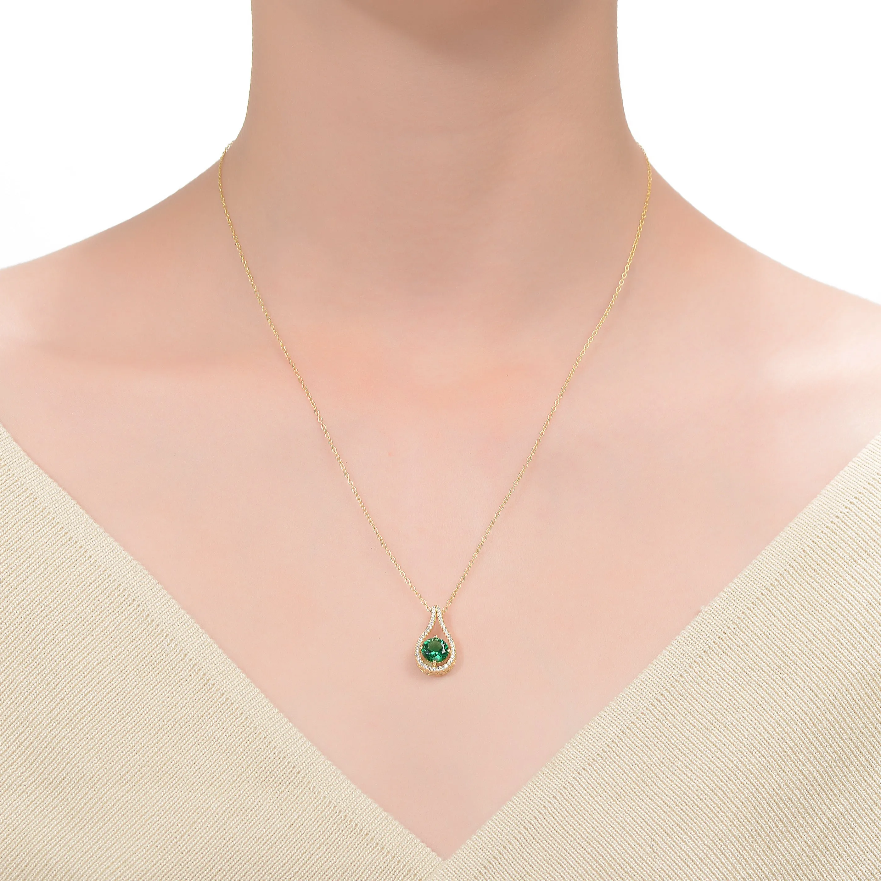 Constance Midi Bright Pendant Necklace