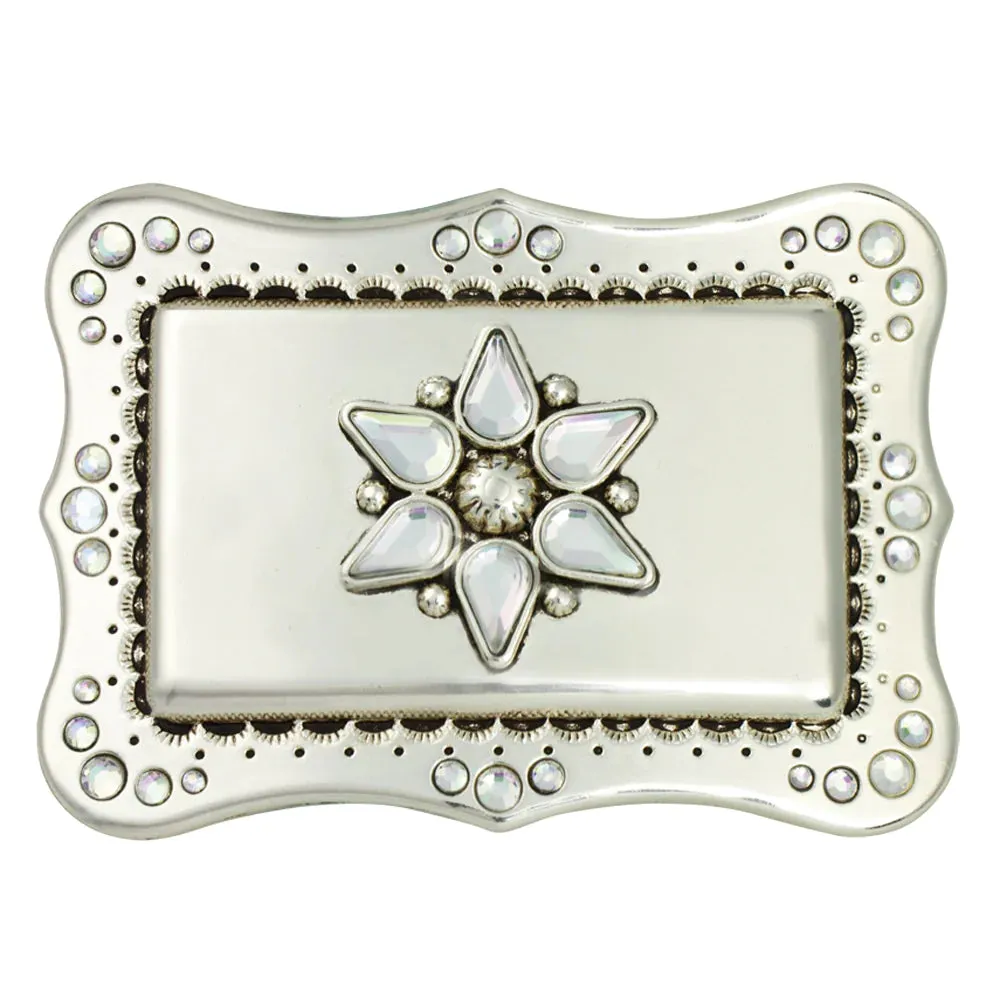 Crystal Raindrop Trophy Belt Buckle