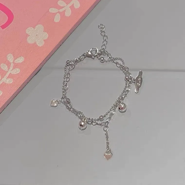 CUTE CINNAMON DOG BELLS BRACELET BY70008