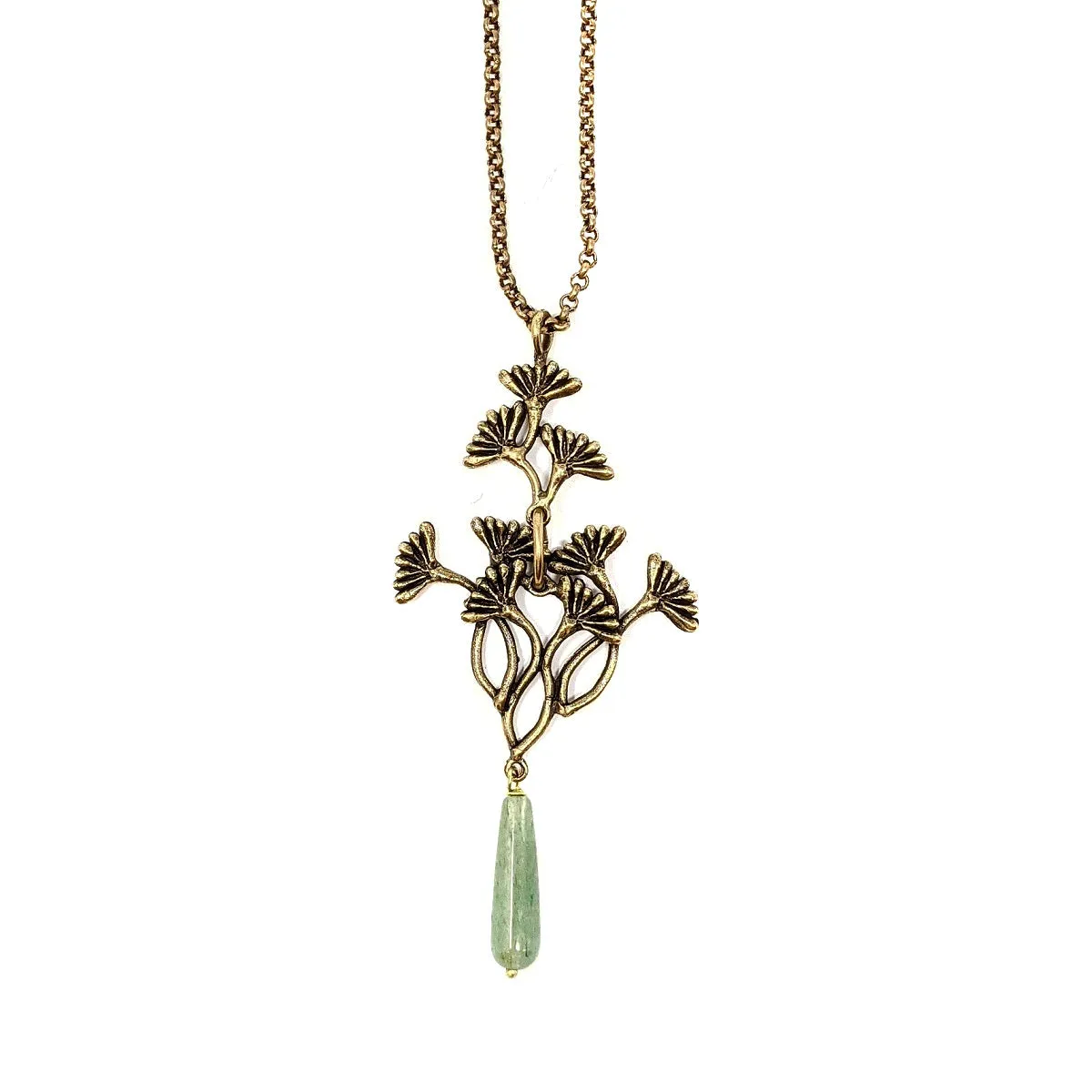 Dandelion Jade Necklace