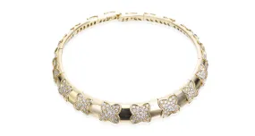 Diamond & Gold Collar Necklace