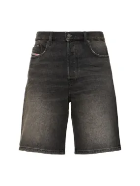 Diesel   Regular cotton denim shorts 