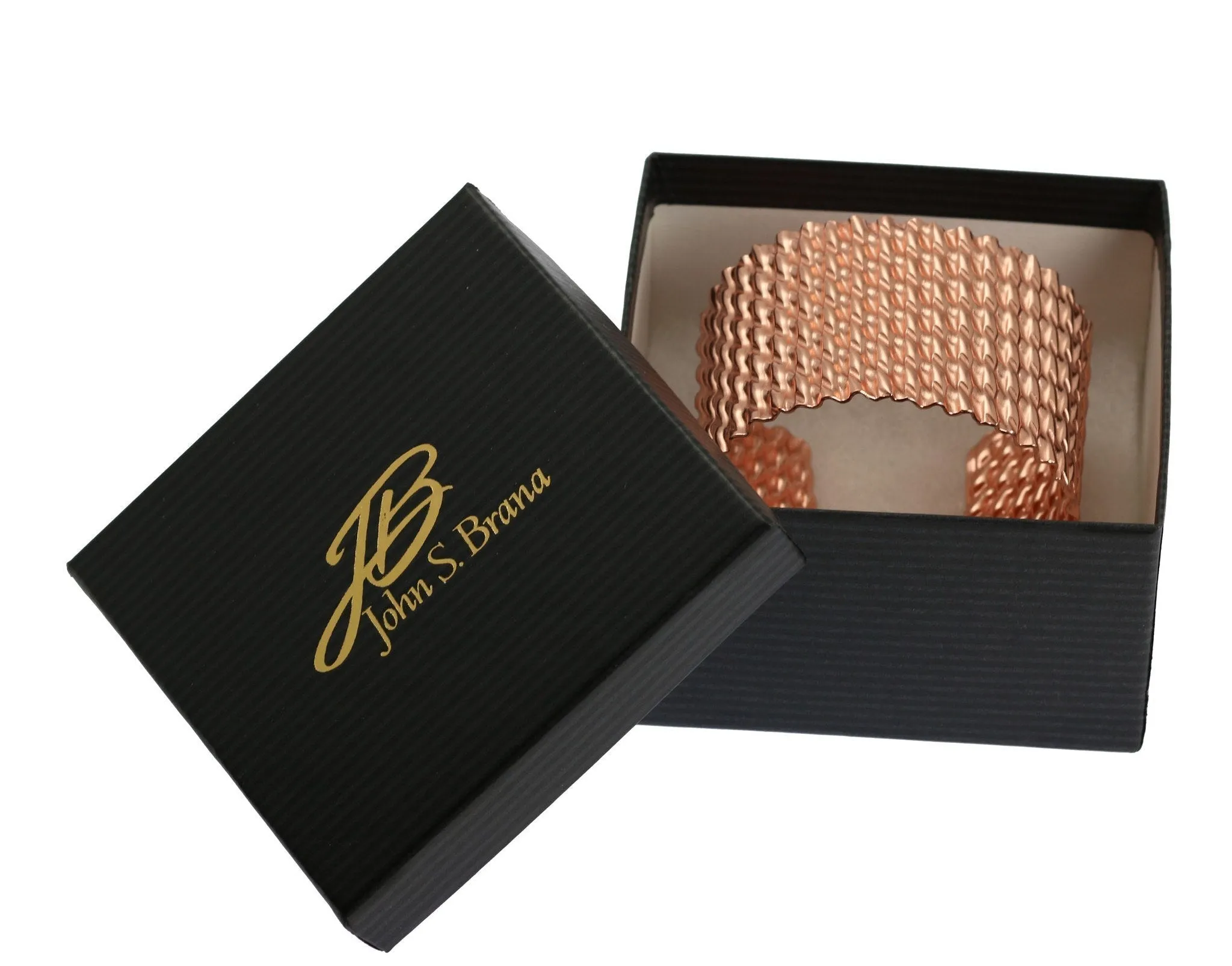 Double Corrugated Copper Cuff