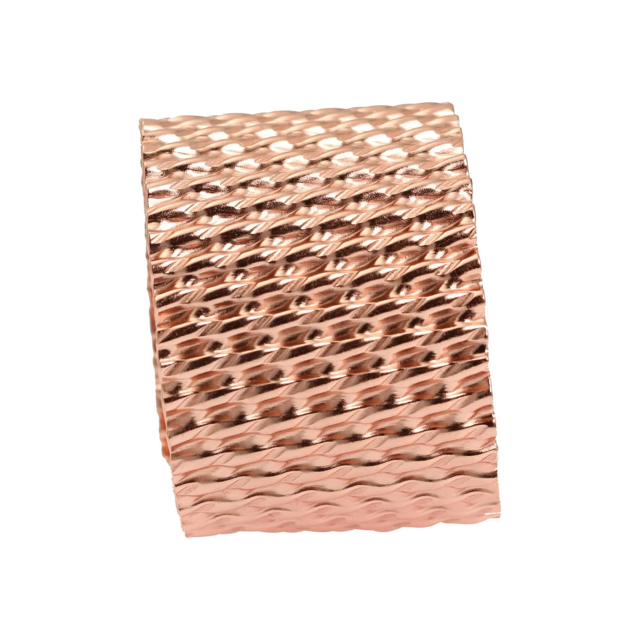 Double Corrugated Copper Cuff