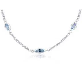 ELLE™ AMBROSIA BLUE TOPAZ NECKLACE