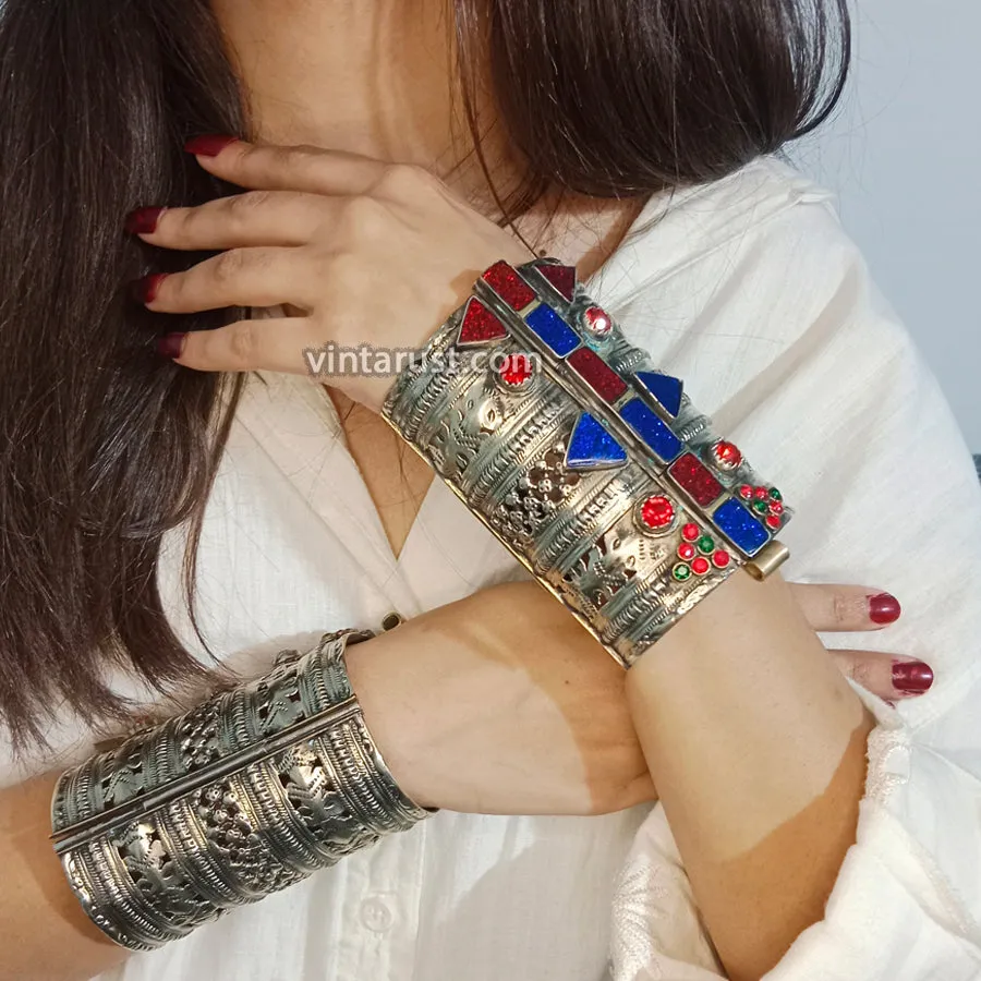 Ethnic Vintage Boho Style Handcuff Bracelet