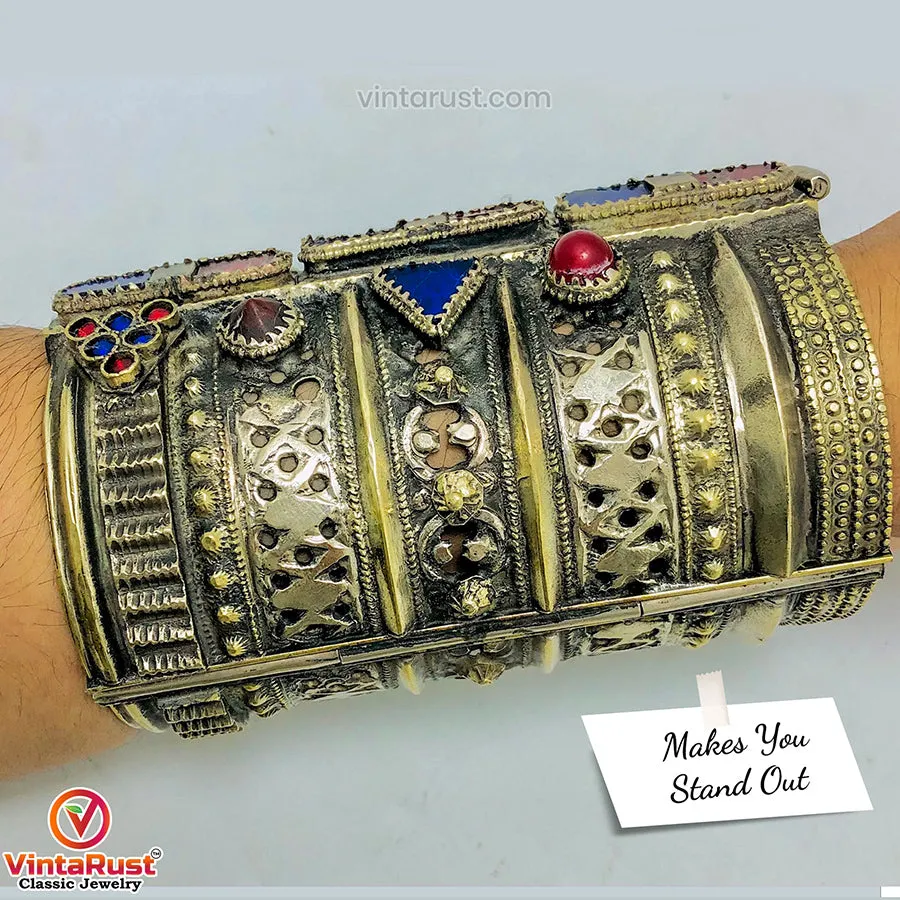 Ethnic Vintage Boho Style Handcuff Bracelet