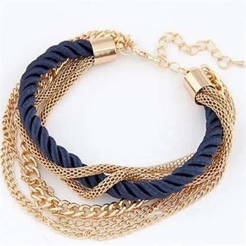 Fashionable Rope Chain Decoration Bracelet