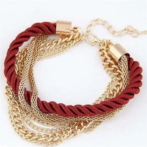 Fashionable Rope Chain Decoration Bracelet