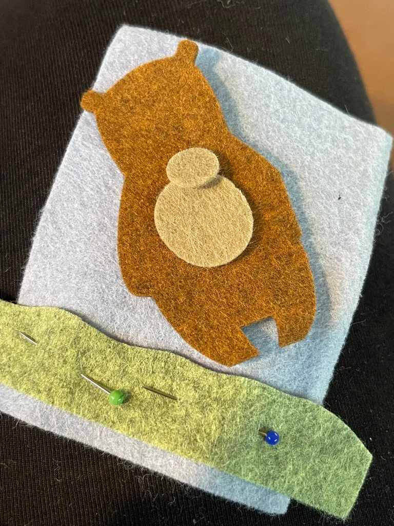 Felt Friends Woodland Brooch Kit - Makes 2 - Bear & Rabbit