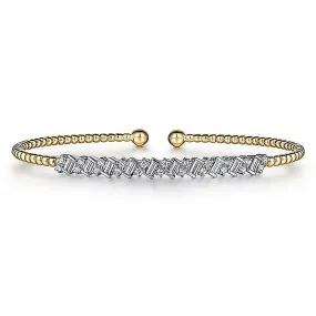 Gabriel & Co. Two-Tone Bujukan Diamond Bracelet