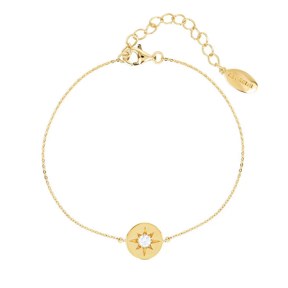 Georgini Gold Plated Sterling Silver Stellar Lights Bracelet