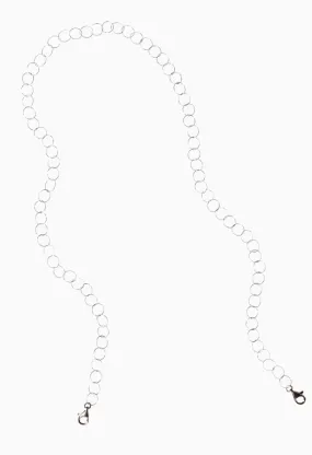 GIOTTO LINK MASK CHAIN - STERLING SILVER