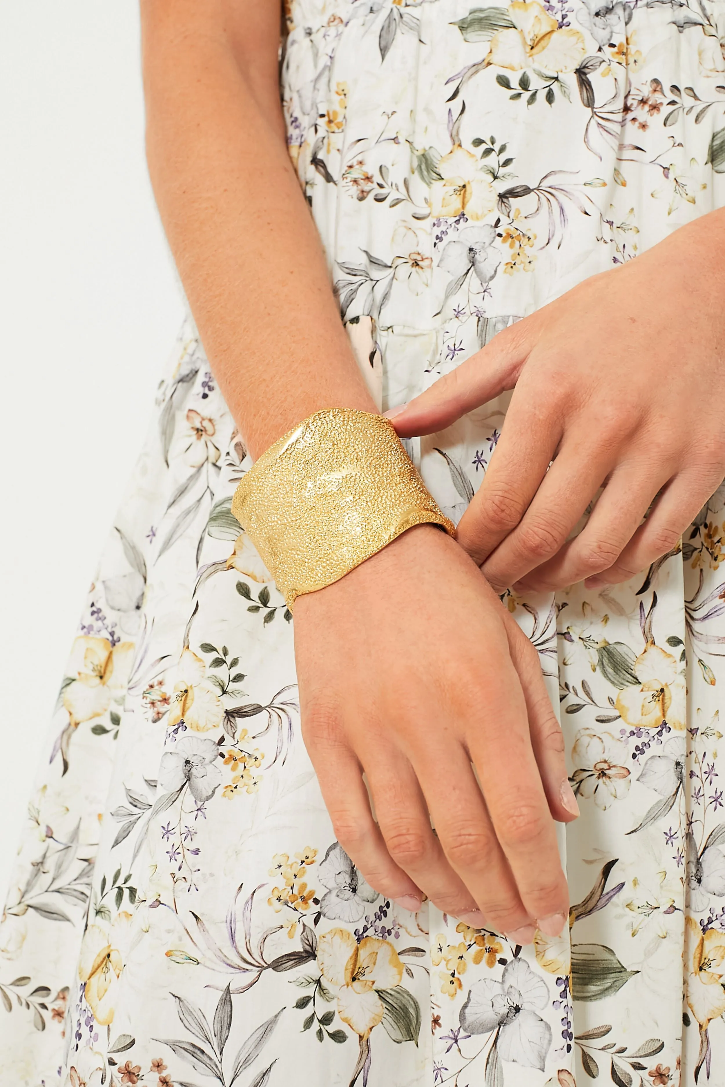 Gold Cuff Bracelet