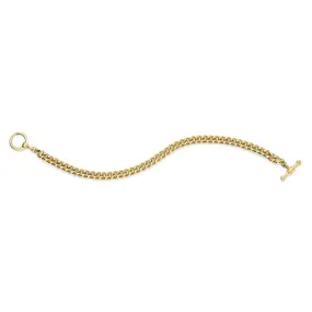 Gold Filled Gold Curb Chain Bracelet