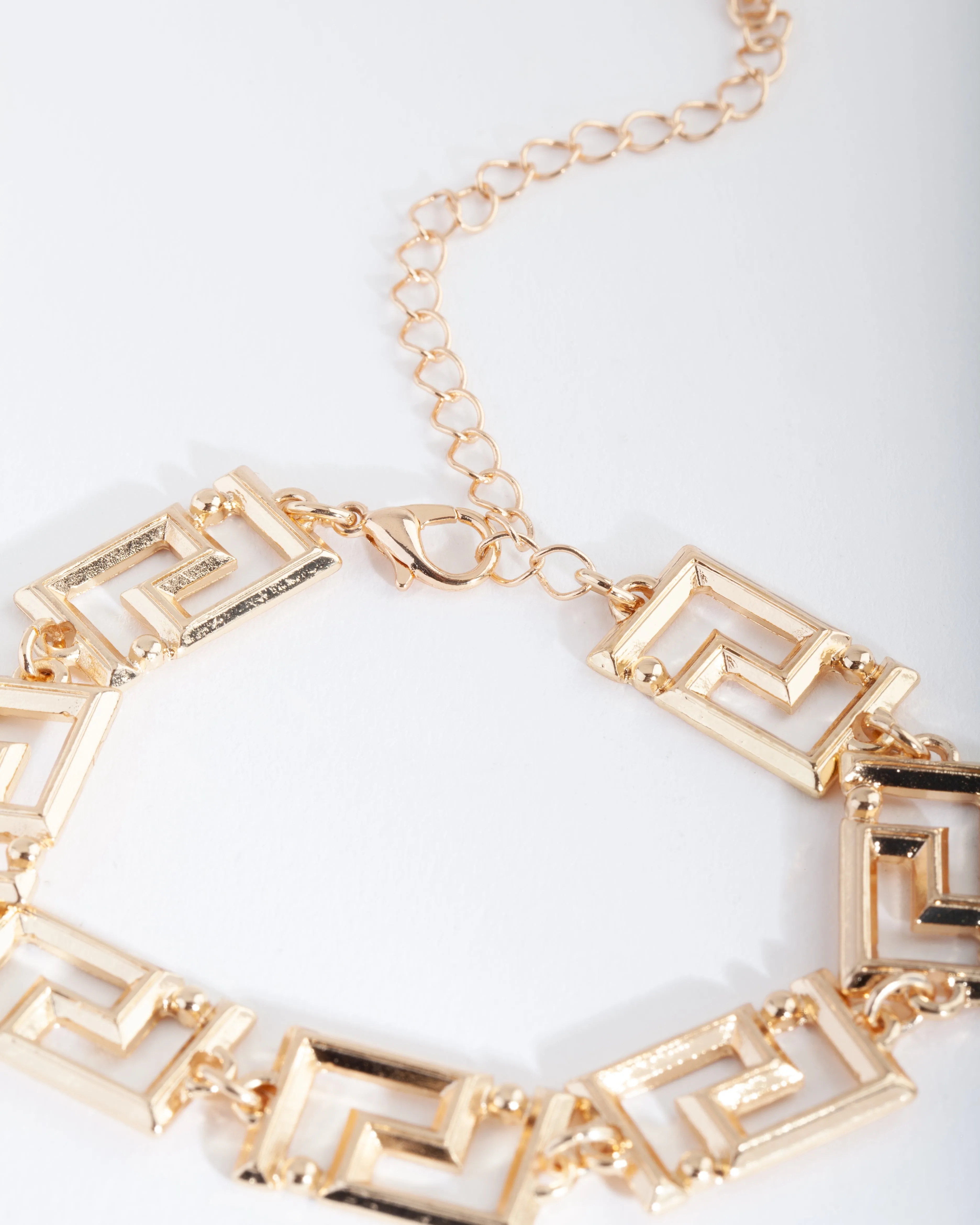 Gold Maze Chain Bracelet