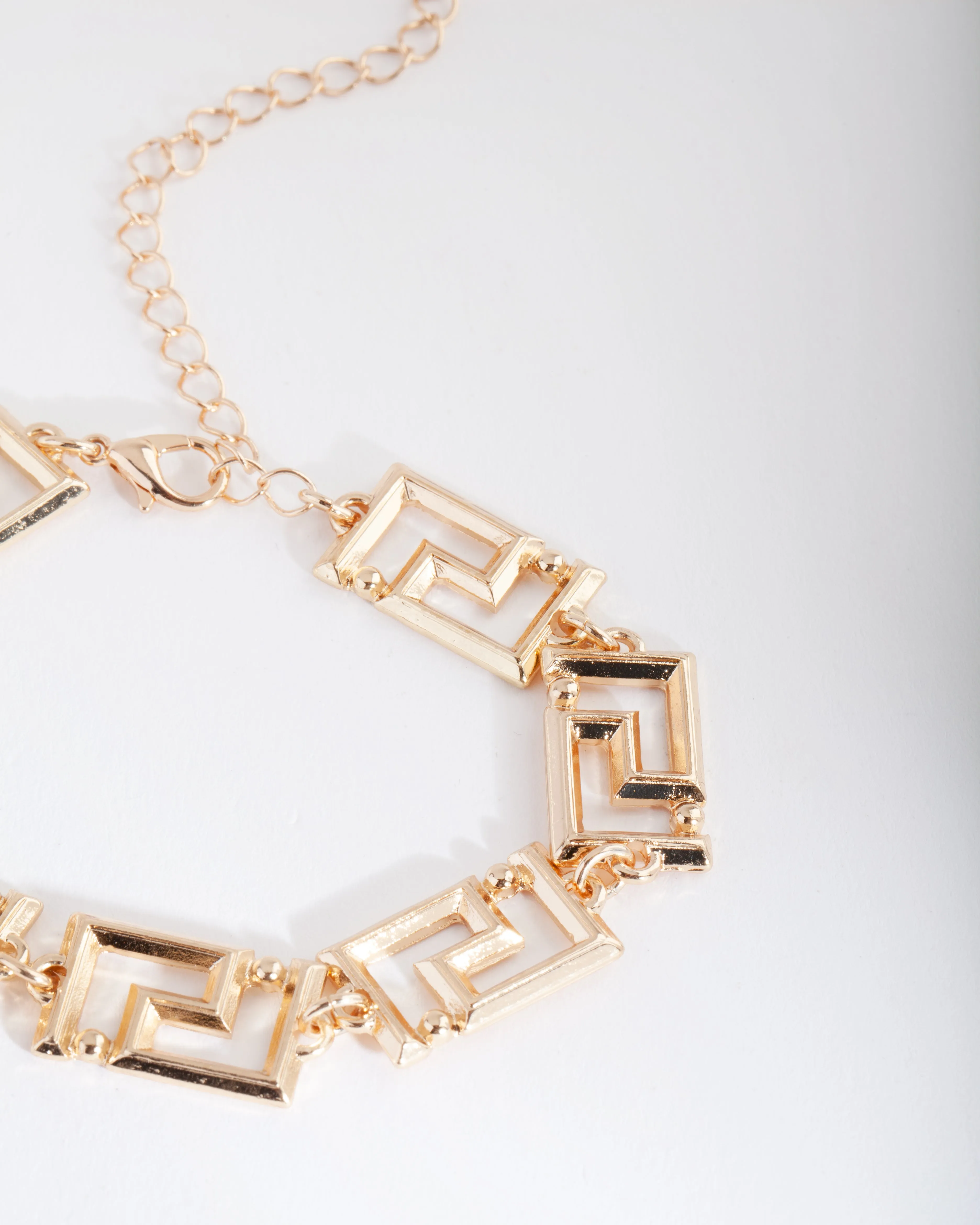 Gold Maze Chain Bracelet