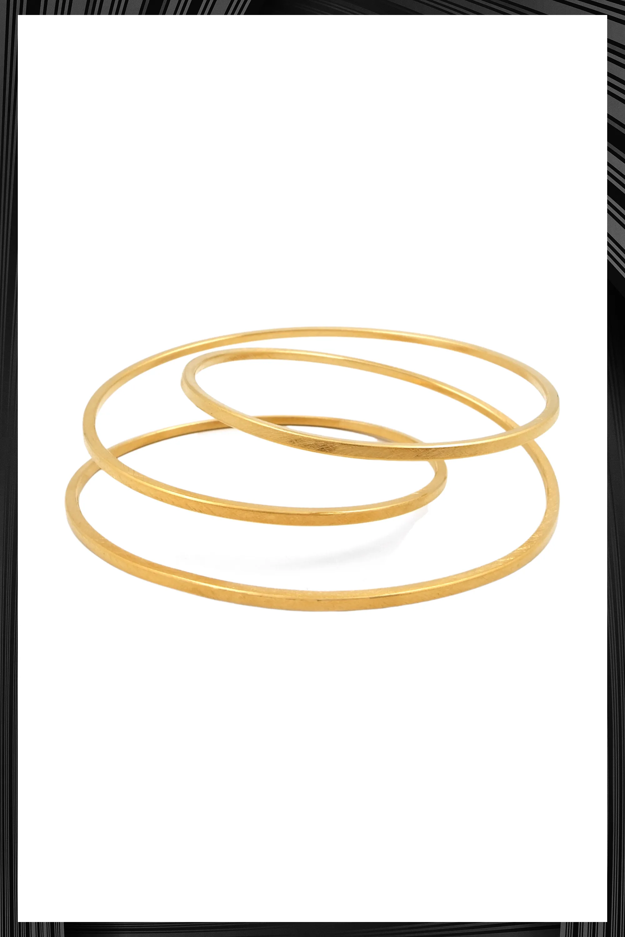 Gold Twister Bangle | Free Delivery - Quick Shipping