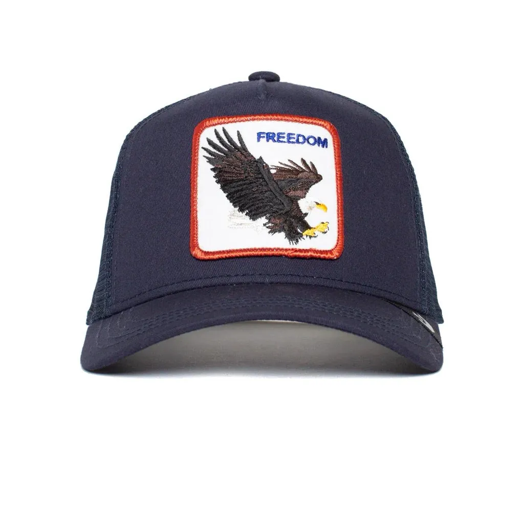 Goorin Bros - Animal Trucker Cap - Freedom Eagle - Navy