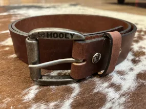 Hooey Men's Brown Bomber Belt HMBLT041