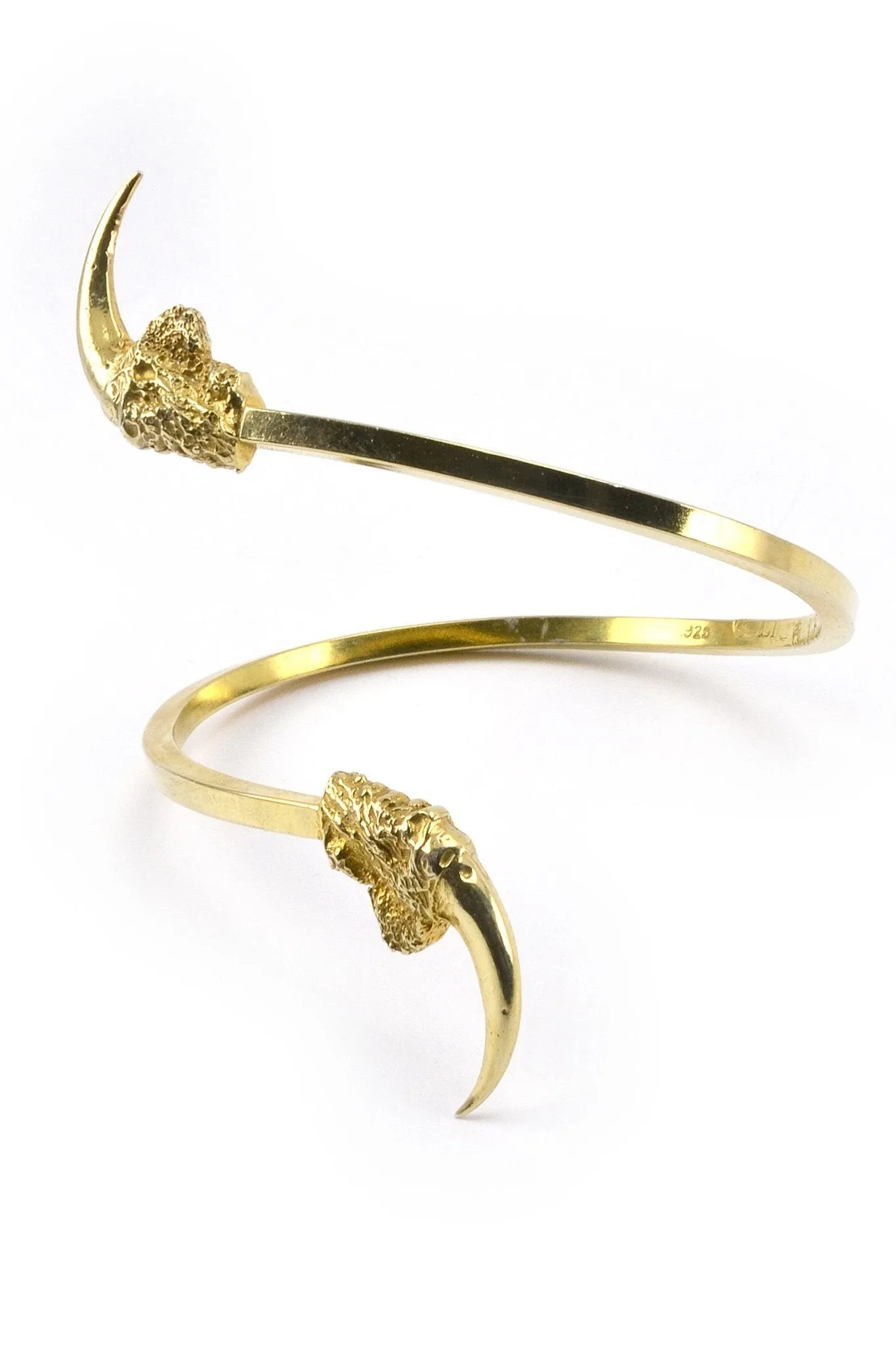 Hunted II Single Owl Talon Cuff Gold