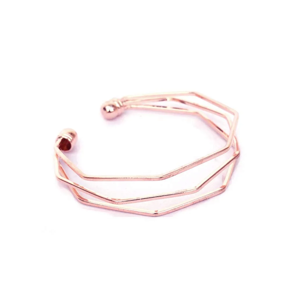 Joker & Witch Hexagon Rosegold Bracelet for women