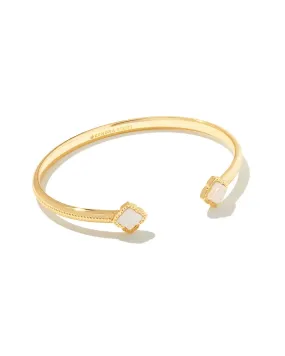 Kendra Scott Elton Gold Cuff Bracelet in Dichroic Glass