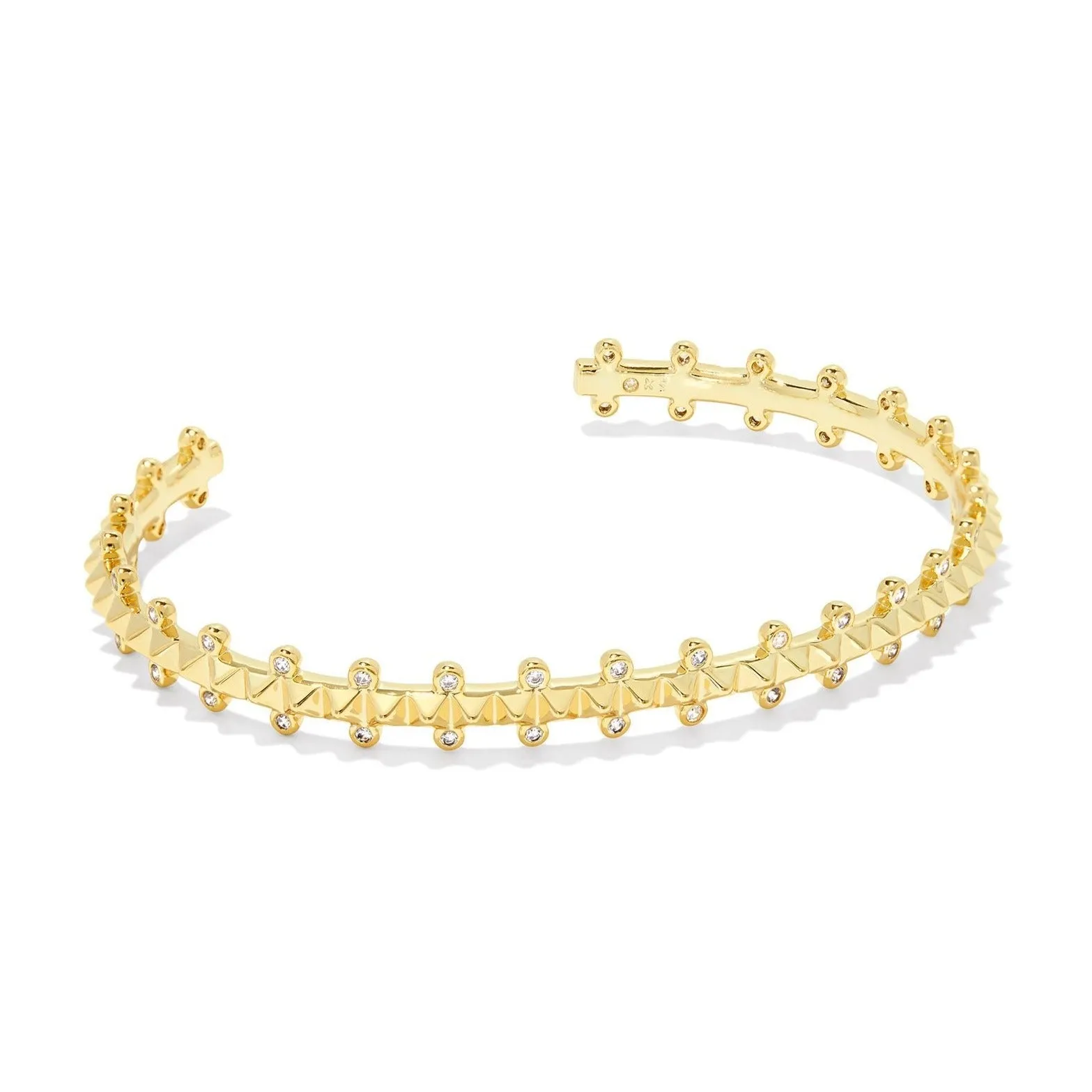 Kendra Scott | Jada Gold Cuff Bracelet in White Crystal