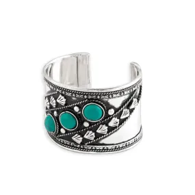 Lagacy Turquoise Cuff Bracelet by Myra